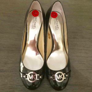 Michael Kors Patent Leather Fulton Mid Heel